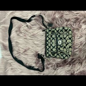 Black coach crossbody bag